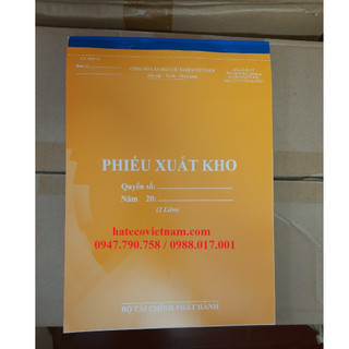 Phiếu Xuất kho A4 100 tờ LOẠI 1 (không cần dùng giấy than)