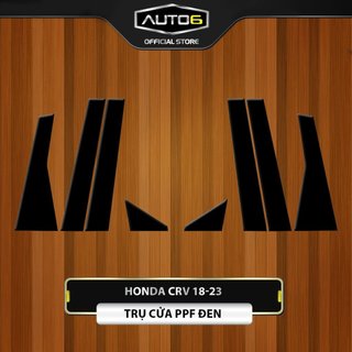 HONDA CRV 2018-2025: Phim PPF ĐEN BÓNG dán TRỤ CỬA HONDA CRV -AUTO6- chống xước, che mờ các vết xước cũ....