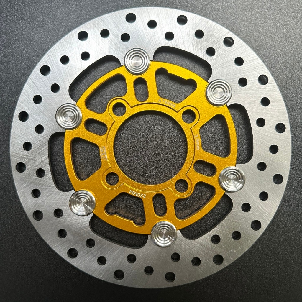 Đĩa thắng trước xe máy size 220mm 4 lổ đĩa, đa dạng kiểu cho xe wave ,Future, sirius ,Exciter 135