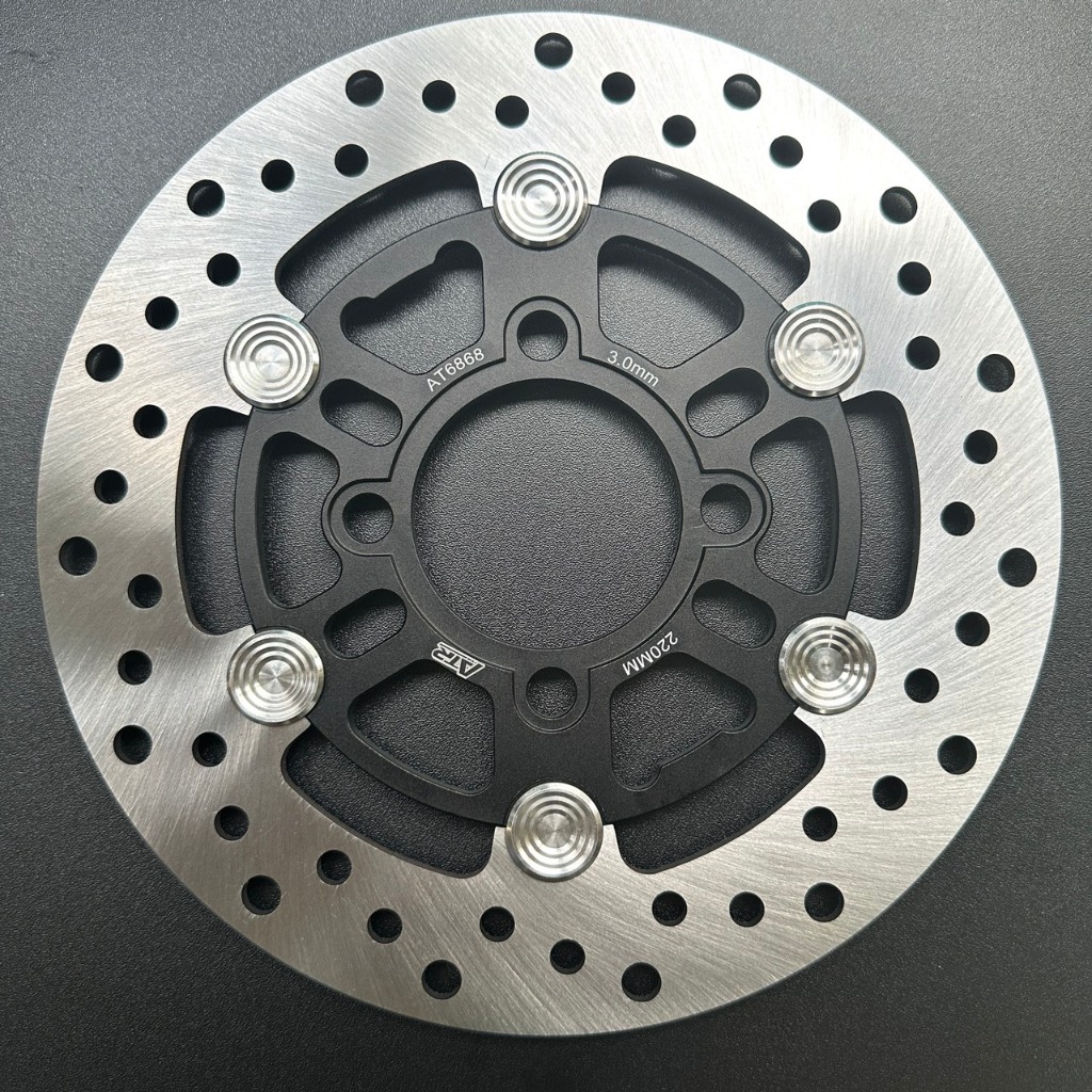 Đĩa thắng trước xe máy size 220mm 4 lổ đĩa, đa dạng kiểu cho xe wave ,Future, sirius ,Exciter 135