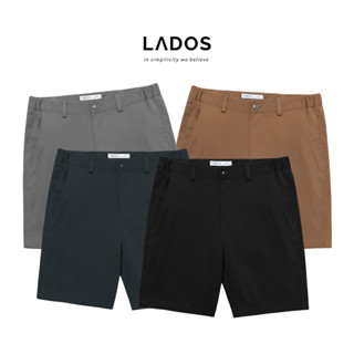Quần short kaki nam trơn cao cấp lưng thun phía sau LADOS-14134 form regular basic dễ phối đồ
