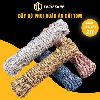 Cuộn Dây Dù 10m Đa Năng, Cột Lều Trại, Câu Cá, Chịu Lực Lớn Tholeshop 5341