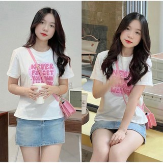 Áo thun babytee in chữ never phong cách bazic - 247plus - babytee873_p6k3