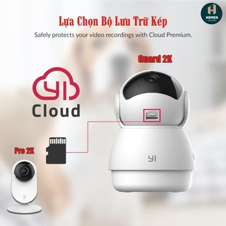 Camera YI Dome 2K, Camera YI Ban Đêm Có Màu, Xoay 360 Độ, Đàm Thoại 2 Chiều - Camera Wifi YI Home 2K Pro - BH 12 Tháng