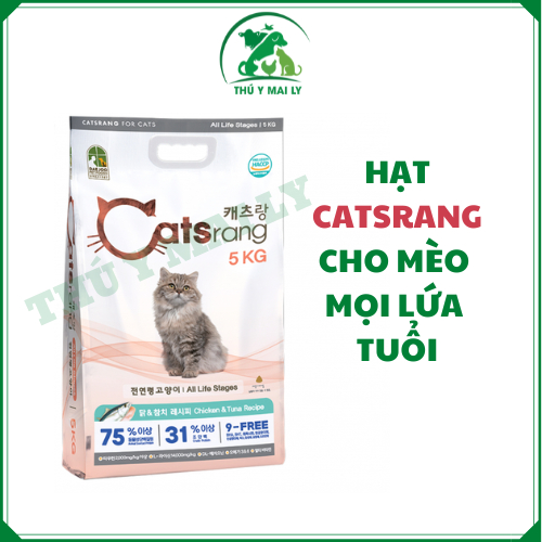 [1Kg/2Kg/5Kg] Hạt Catsrang cho mèo mọi lứa tuổi