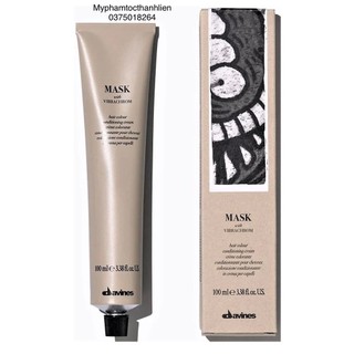 Màu nhuộm tóc cao cấp Davines Mask with Vibrachrom Hair Colour Conditioning Cream 100ml(NEW-2024)