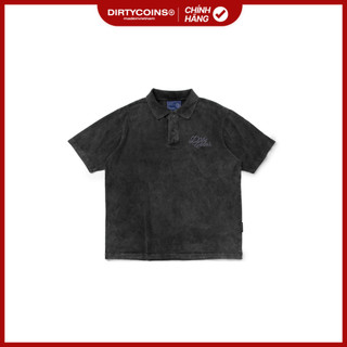 Áo Thun DirtyCoins Club Wash Polo - Grey