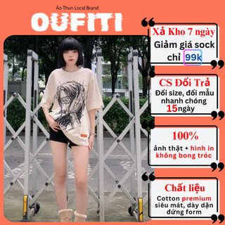 Áo Thun Local Brand Áo Phông Trơn Cotton 100% Co giãn Tốt Vải Mịn Menswear Nam OF02