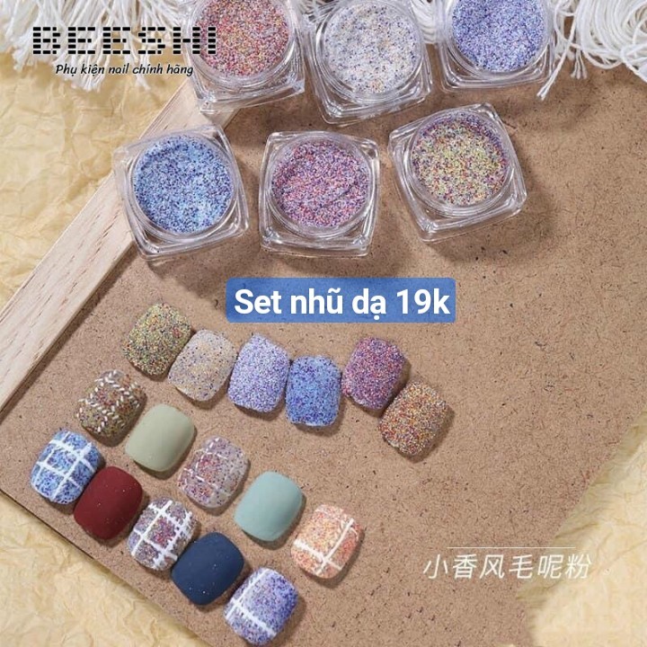 Set nhũ dạ rắc móng