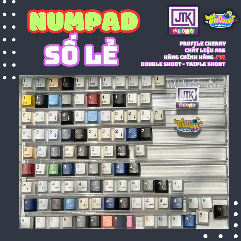 [Updating] Nút Lẻ Keycap JTK Numpad - Bán Lẻ Nút Keycap