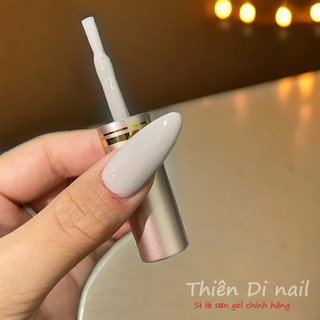 Sơn gel màu ghi xám - sơn móng tay màu ghi
