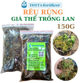 Rêu Rừng Trồng Lan 150g (Giá thể trồng lan ) TOTT's fertilizer