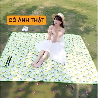 Thảm Cắm Trại Dã Ngoại, Thảm Picnic Loại 1 Dày Dặn Chống Thấm Nước Tốt