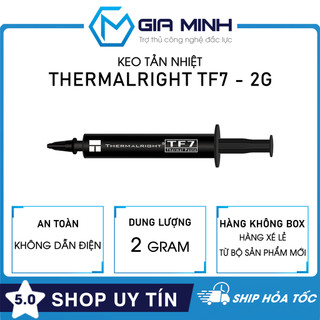 Keo tản nhiệt thermalright tf7 - dung lượng 2 gram - hàng xé lẻ từ bộ sản phẩm mới - hàng chính hãng