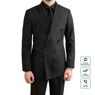 Áo Blazer Nam Cao Cấp Dimensi Veroza - Áo Vest Công Sở Sang Trọng Chống Nhăn, Đứng Form, Độ Bền Cao, Formal