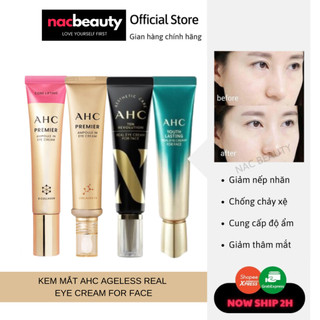 Kem Mắt AHC Ageless Real Eye Cream For Face 12ml - 30ml Kem mắt Ahc Premier