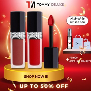 Son kem son kem di.or rouge forever liquid auth đủ màu lên màu chuẩn chất son lì pha dưỡng lâu trôi không khô môi