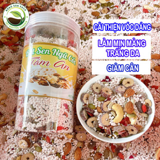 [Hộp 500G] Bột Củ Sen Mix Hạt Dinh Dưỡng, Ngũ Cốc Giảm Cân, Ăn Kiêng, Dưỡng Nhan - Nông sản sạch Tây Nguyên