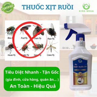 Thuốc diệt ruồi sinh học BIO SH - Diệt mọi loại Ruồi vàng, cánh bướm, giấm, ruồi cống - An Toàn - hiệu quả 100%