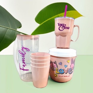 Bộ combo 7 món bình đá 1,5 lít với bộ phích 1,5 lít