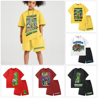 Set bộ bé trai Mine Craft hàng cao cấp nhà Tilini size từ 18-50 cân