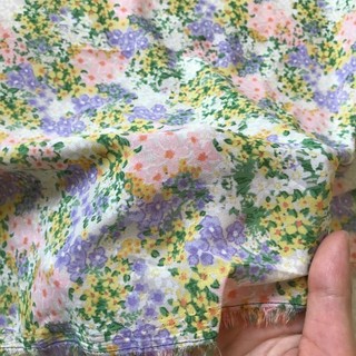Vải Lụa Họa Tiết Nhí Khổ 1m45 - Không Co Giãn, Mềm Mỏng - May Đầm, Váy, Áo Kiểu, Đồ Bộ