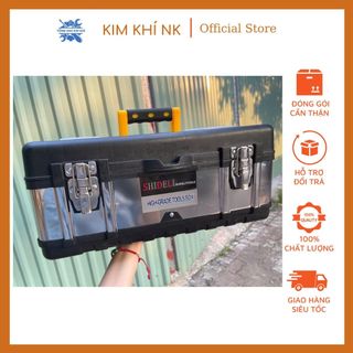 Hộp đựng đồ nghề, thùng đựng công cụ đa năng cao cấp size 14inch-19inch - màu đen