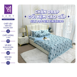 Bộ Chăn Ga Gối Lụa Modal Luxury Bamsilk SAMY BEDDING Êm ái Thoáng Mát