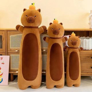 Gấu bông capybara gối ôm, gối ôm gấu bông chuột lang nước