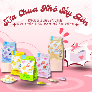 Sữa chua khô hoa quả sấy lạnh nhiều vị gói 45gram