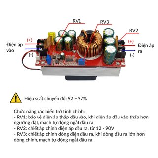 Mạch tăng áp 1500W (module BOOST 1500W)