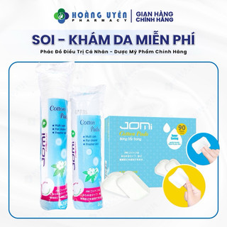 Bông tẩy trang Jomi cotton pads - 80 miếng và 120 miếng