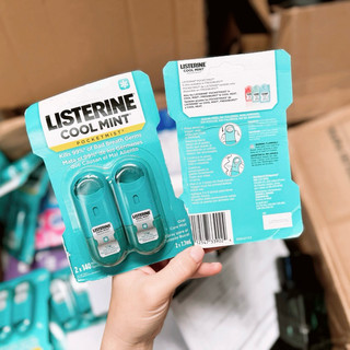 Xịt thơm miệng diệt khuẩn Listerine 7,7ml Cool Mint Pockeymist Mỹ