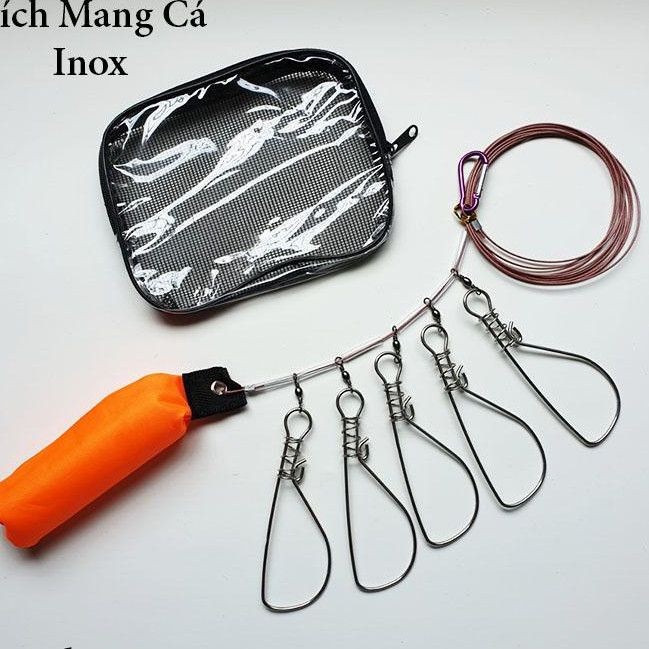 DÂY XÍCH MANG CÁ INOX (10MÓC/DÂY)