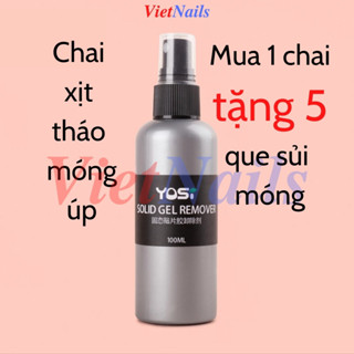 ( Mua 1 tặng 5 ) Chai Xịt Tháo Móng Giả Móng Up Chính Hãng 100ml - Nước Tháo Móng Úp Móng Giả Nhanh