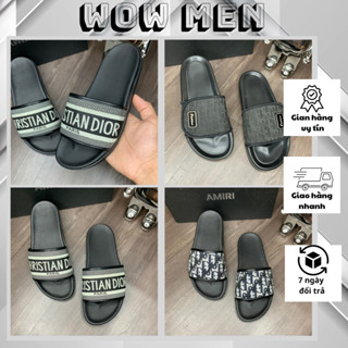 Dép quai ngang DIO.R [ ĐẾ HAI LỚP ] Dép nam Dio.r boy phố cao cấp quai vải đi siêu bền.