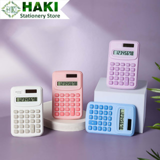 Máy tính cầm tay mini HAKI bỏ túi tiện dụng nhiều màu sắc thiết kế đơn giản dễ sử dụng MT03