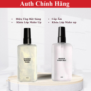 Xịt khoáng 3CE Kiềm Dầu Dưỡng Ẩm Cho Da Giữ Lớp Trang Điểm Chính Hãng Hàn Quốc mẫu mới
