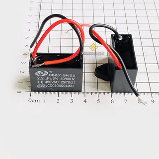 Combo 10 chiếc tụ quạt 2.2uF dây SENJU CBB61 loại tốt