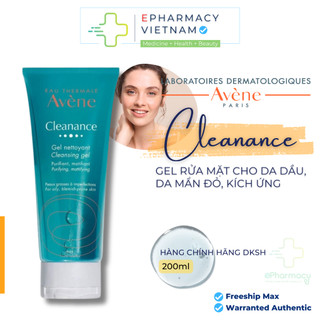 Sữa rửa mặt Avene cho da dầu mụn - Avene Cleanance Cleansing Gel