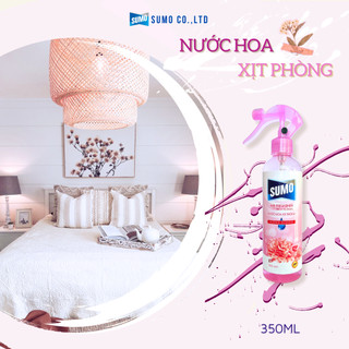 Nước hoa xịt phòng sumo 350ml hương essence màu hồng xịt phòng khử mùi,chống ẩm nhẹ