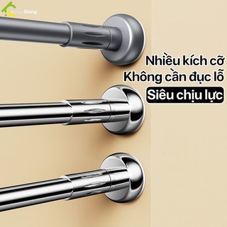 Thanh treo quần áo SALAY sào phơi đồ không khoan tường, giá phơi quần áo, sào treo quần áo