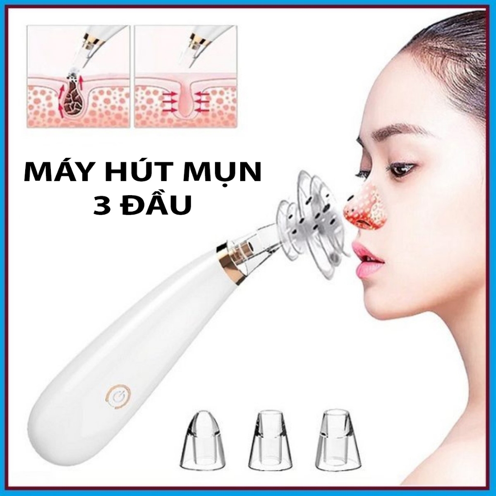 Máy hút mụn mini sạc pin cao cấp