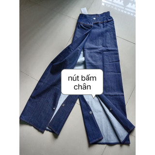 [ kèm quà ]Chân Váy chống nắng❣️FREESHIP❣️Váy chống nắng Jean xanh vừa dán vừa nút, lưng thun đủ kiểu, jean trơn hoặc họ