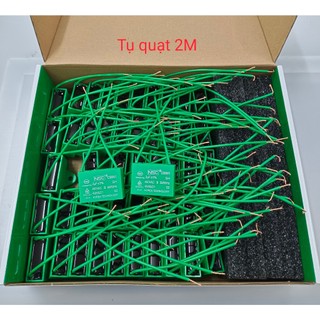 Combo 5 tụ quạt xanh 2mf/450vac