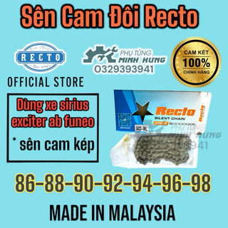 Sên cam đôi recto cho sirius suzuki exciter future neo taurus airblade 86-88-90-92-94-96-98 >>>>>