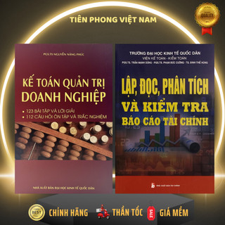 Sách - Combo 2 cuốn Kế toán quản trị doanh nghiệp + Lập,đọc,phân tích và kiểm tra báo cáo tài chính