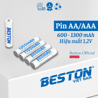 Lẻ 1 viên pin sạc aaa 1.2v ni-mh dung lượng 600mah, 800mah, 1100mah, 1300mah - beston