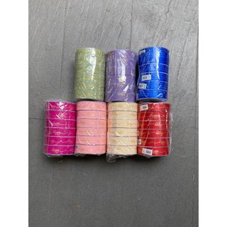 Cuộn Ruy Băng Thái 3cm Dài 50Y Làm Nơ Tú Cầu, Làm Nơ Bó Hoa, Hộp Quà Đẹp
