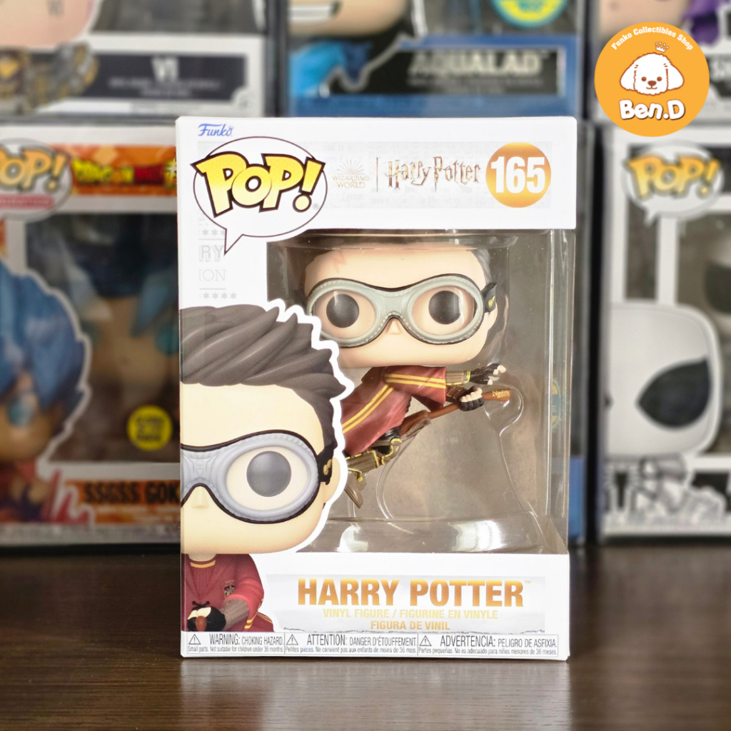 Mô hình chính hãng Funko POP Movies: Harry Potter Prisoner Of Azkaban - Harry Potter w/ Broom #165